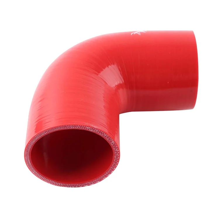 2 5 дюймов 90 ° локоть силиконовая Соединительная муфта шланга радиатора трубы