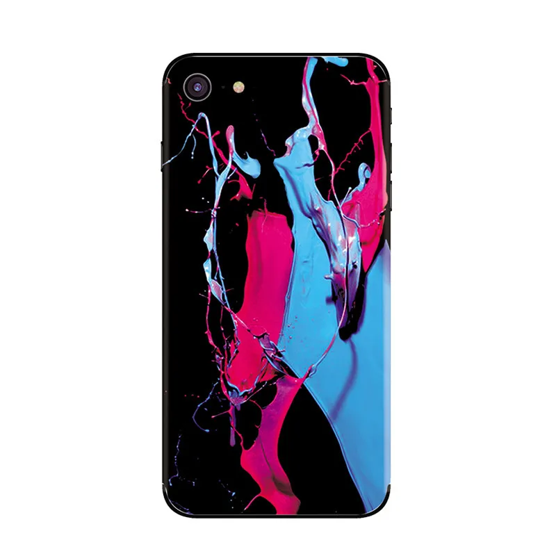 2 Наклейка для IPhone 6 6s 6P 6s P задняя защитная пленка стикер s для IPhone 7 7P 8 8P телефон стикер с изображением серии цветов - Цвет: 2