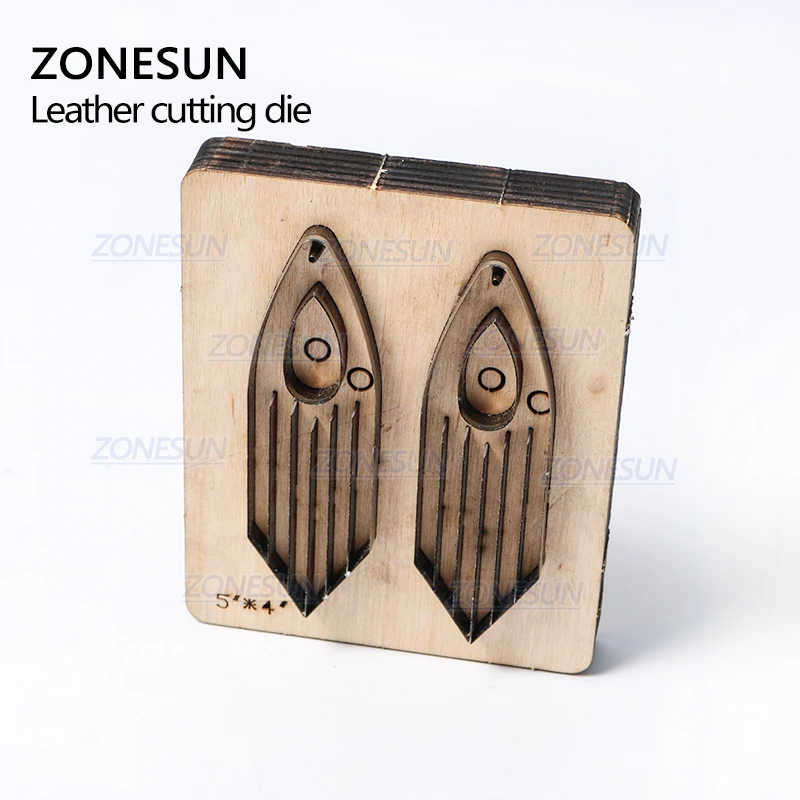 ZONESUN H4 сделай сам изготовленный на заказ режущий инструмент для резки кожаных