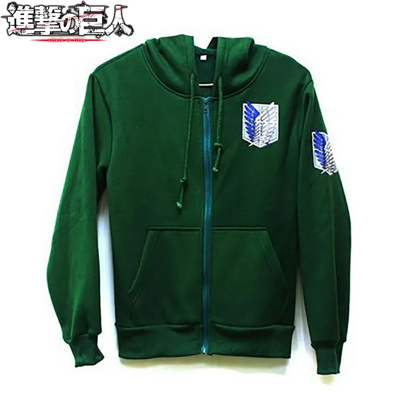 Толстовка унисекс для косплея из аниме атака на Титанов 2 цвета|attack on titan cosplay|attack