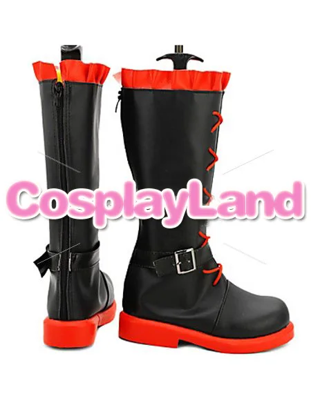 

RWBY Red Trailer Ruby Rose Cosplay Boots Shoes Anime Party Cosplay Boots Custom Made Women Shoes