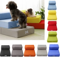 cat bed cushion mat folding breathable mesh sofa ramp mat for dog cat traning 2 step pet stairs mat toys pet bed stairs puppy