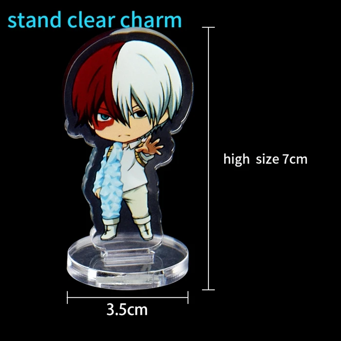 stand clear charm 1 шт на заказ прозрачный очаровательный брелок на сумку аниме victor акриловый симпатичный брелок с вашим любым дизайном - Цвет: stand clear charm