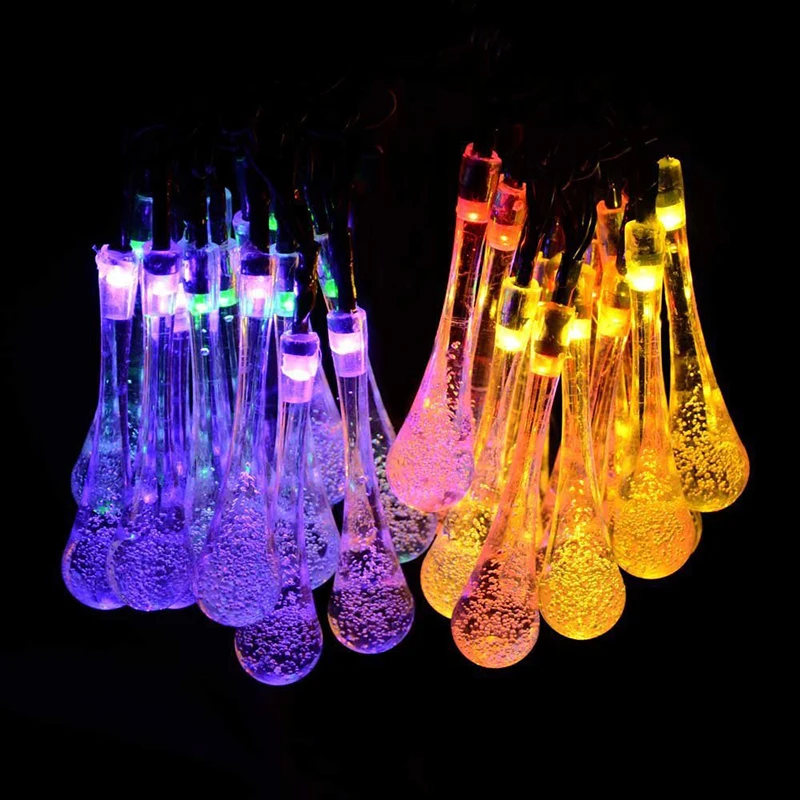 2 м 20 головок светодиодная Батарейная коробка пузырчатая форма праздничная