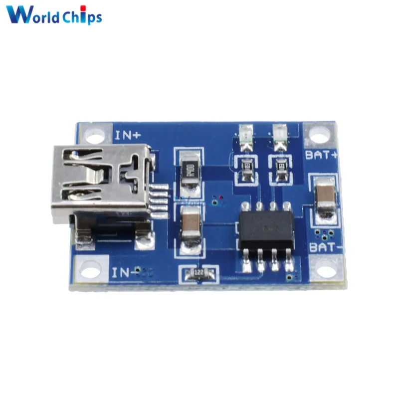 Зарядный Модуль TP4056 BMS 18650, 10 шт., защитная плата для зарядки литиевой батареи, Micro USB, 5В 1A, двойная функция