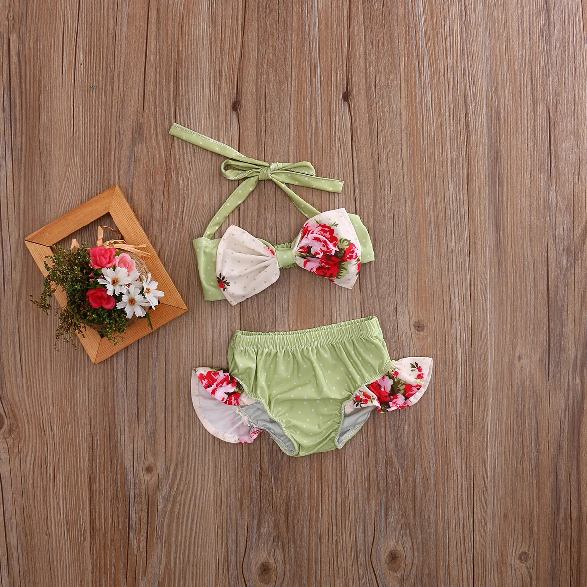 Hi Baby Store/летний топ с цветочным принтом для маленьких девочек + фатиновая