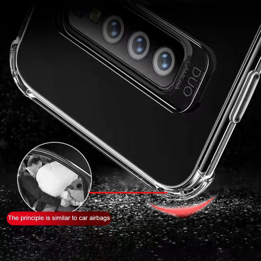 NYFundas case for samsung galaxy s10 s9 8 A6 2018 plus note 9 s10e s10+ Transparent Airbag 360 Silicone TPU shockproof cover |