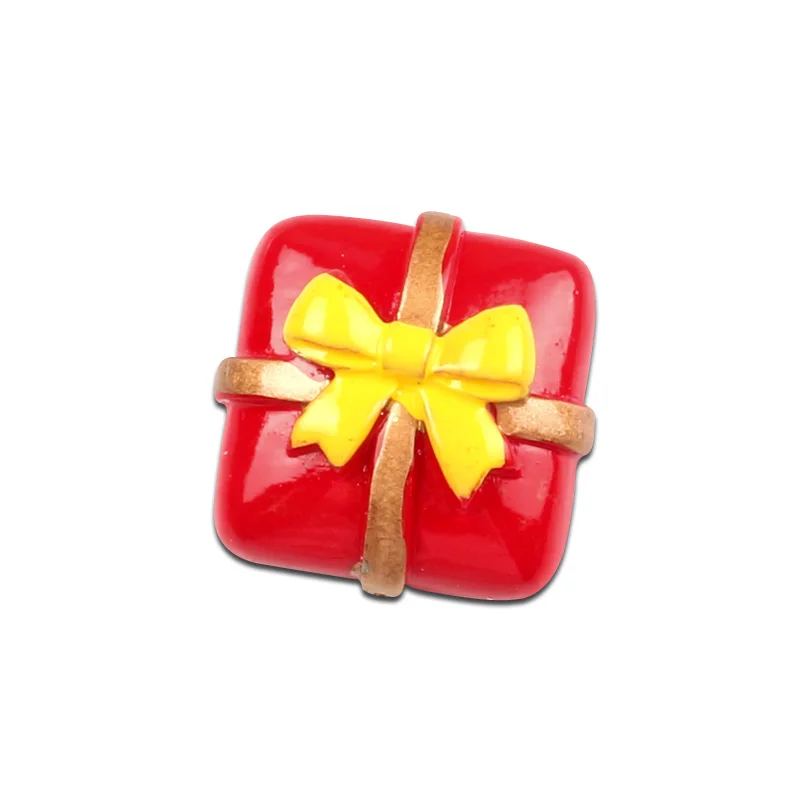 10 шт смешанные полимерные Рождественские серии, декоративные изделия с плоской задней стороной, кабошон, украшения для скрапбукинга, бусины, аксессуары для творчества - Цвет: H2697