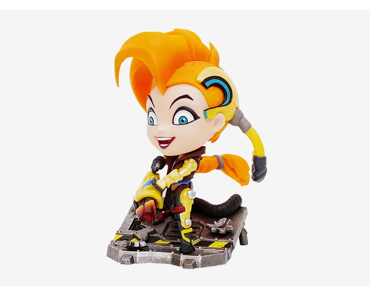 Фигурка аниме Jinx Q version оригинальная экшн-фигурка 70 мм Коллекционная модель