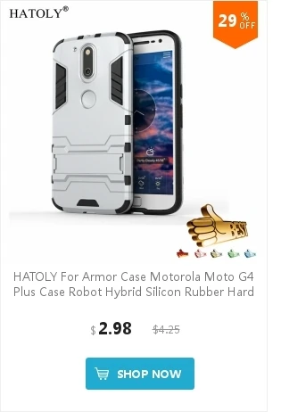 Чехол hatoly для Motorola Moto G4, антидетонационный чехол из мягкого ТПУ силикона для Moto G4 Plus, чехол с держателем для карт и подставкой