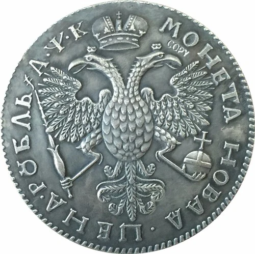 1720 Peter I российские монеты КОПИЯ 44 мм | Дом и сад