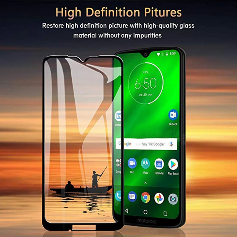9D стекло для Moto G7 Power чехол закаленное на G7Plus G7Play G 7 7G xt1x XT1955 чехол|Защитные стёкла