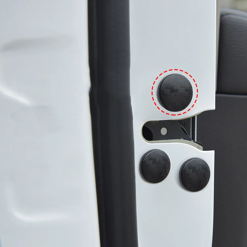 Автомобильный Стайлинг анти-ржавчины углеродного волокна 12 шт. двери стопорный