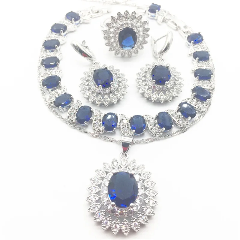 Женский ювелирный комплект из колье серёг кольца и браслета|crystal jewelry set|jewelry