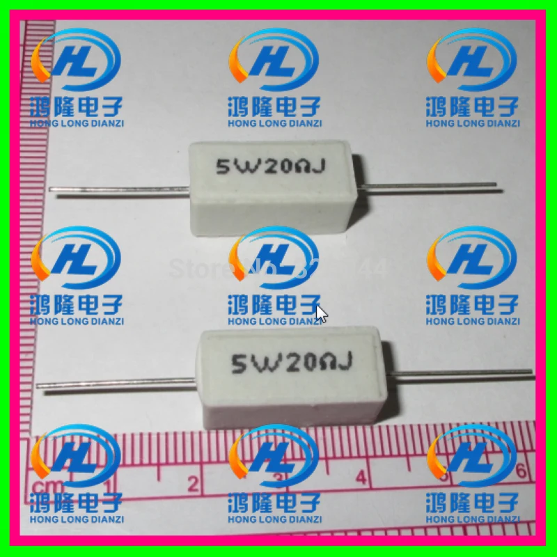 

(10pcs/lot) 5W 20 ohm +/-5% / 5W 20 ohm 5% / 5W 20RJ