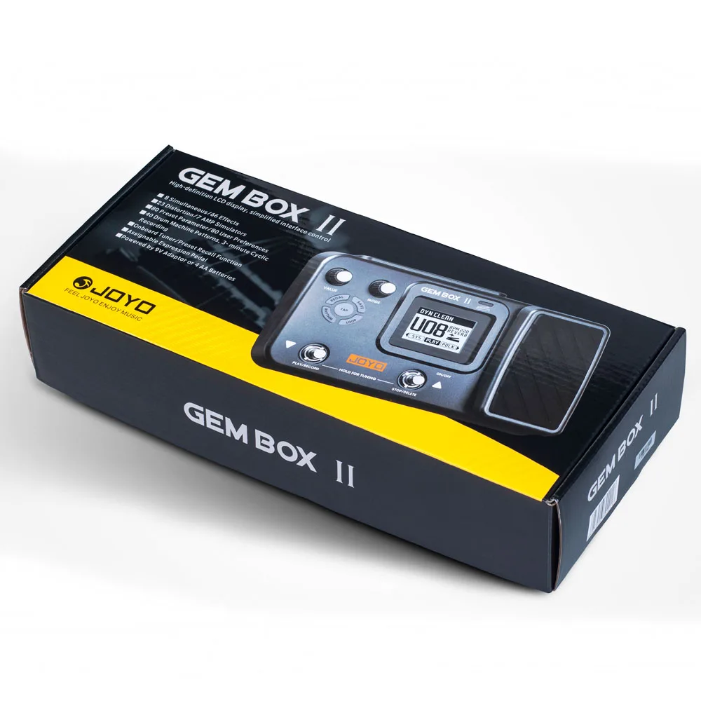 Joyo Gembox II Мультифункциональный процессор 3 минуты looprecording 40 барабанная машина