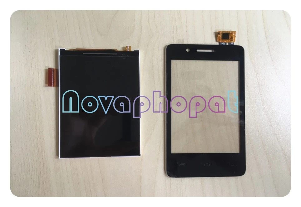 Novaphopat черный/белый IQ436i сенсорный ЖК экран для FLY дисплей + дигитайзер Датчик|lcd