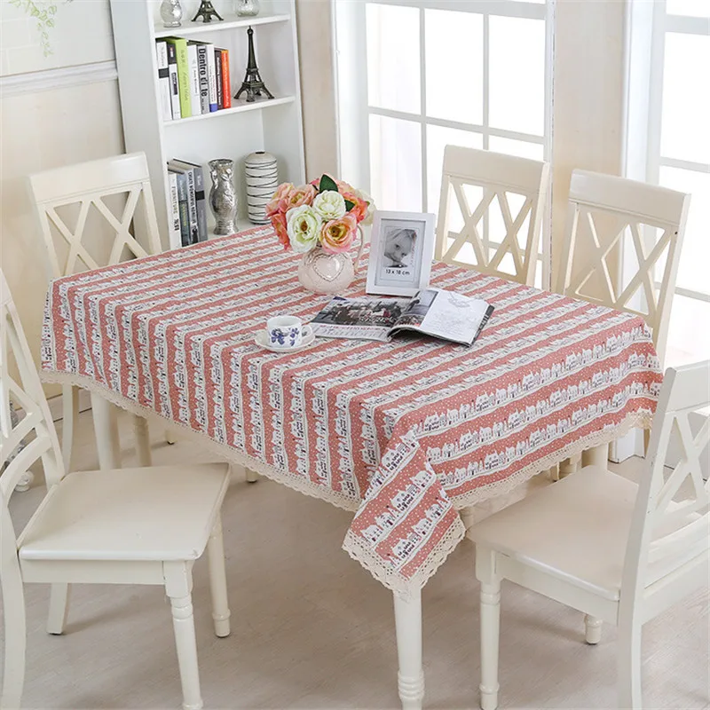 Геометрическая Водонепроницаемая утолщенная ткань прямоугольник обеденный