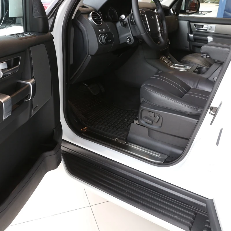 4 шт. черные накладки из нержавеющей стали на Внутренний порог накладка для Land Rover