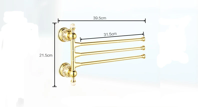 Кристальная полка для ванной комнаты аксессуары 3 4 5 бар|towel bar|bathroom accessories towels