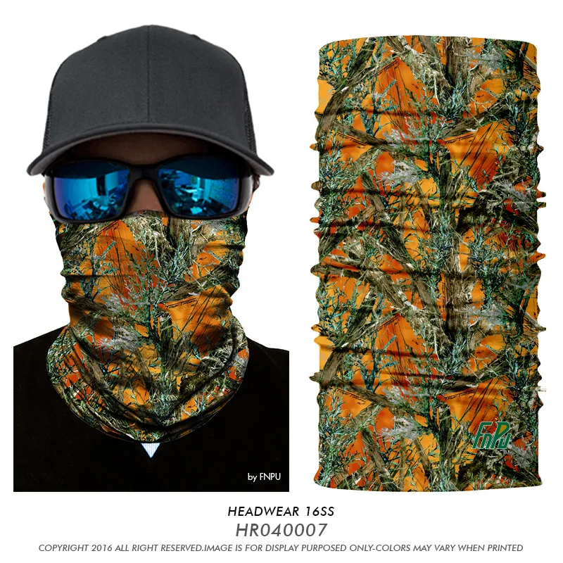 Серия джунглей Быстросохнущий охотничий волшебный шарф ветрозащитный