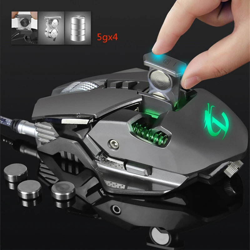DY801 Проводная игровая мышь кровавые веса 7 кнопок 3500 dpi оптическая USB