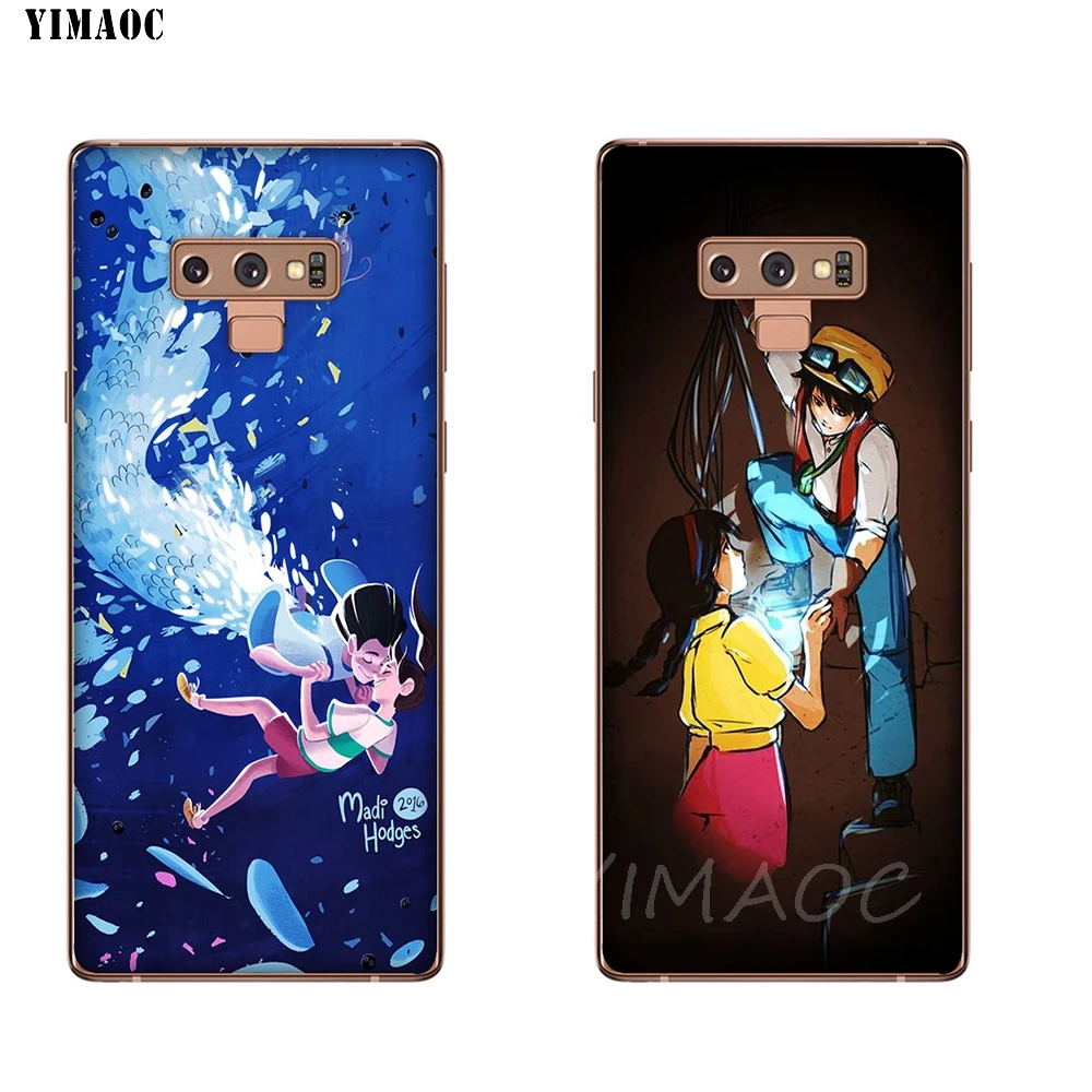 YIMAOC Laputa Castle in the Sky Soft Case for Galaxy j3 j5 j6 j7 A5 2016 2017 A6 A9 2018 Note 8 9 S7 edge S8 S9 S10 Plus S10e |
