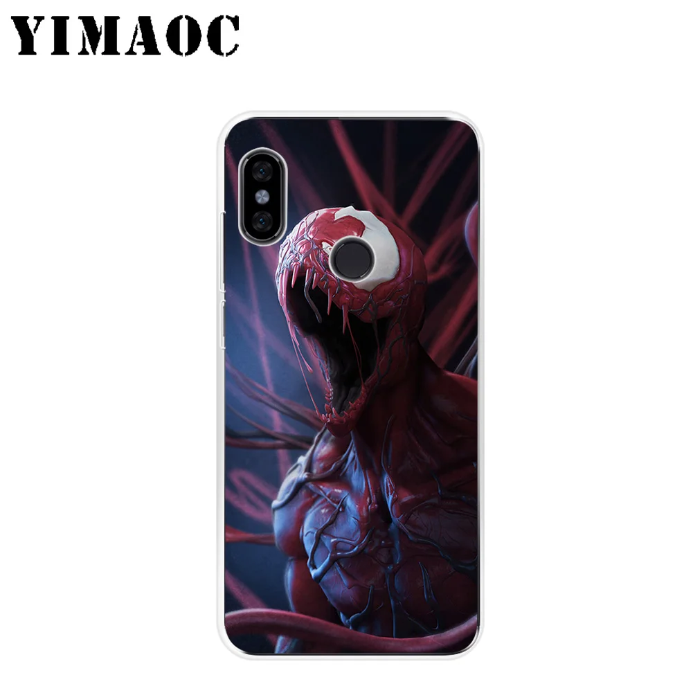 YIMAOC Carnage SpiderMan Soft Silicone Case for Xiaomi Mi 9 8 SE 6 6X 5X Mix 2S A2 Lite MiA1 POCOPHONE F1 MAX 3 |