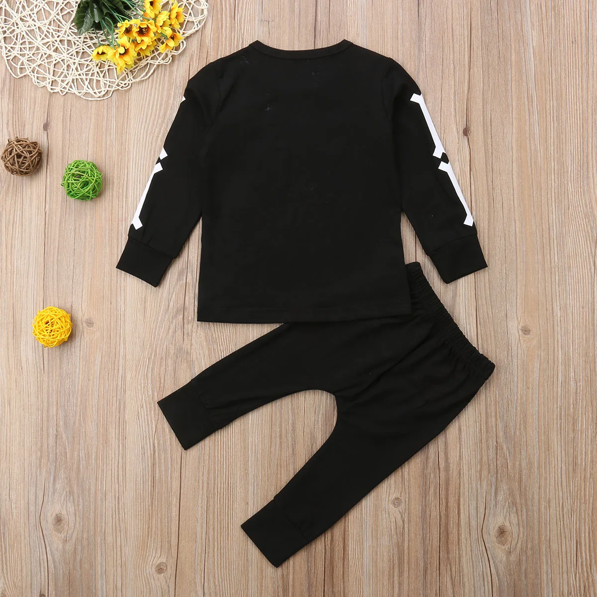 Комплект одежды из 2 предметов для новорожденных мальчиков на Хэллоуин: топ с