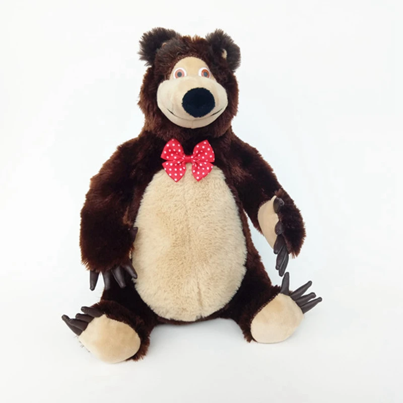 27cm bear sing song Marth мягкие и плюшевые Музыкальный медведь 27 см фигурка кукла русский медведь язык музыкальные игрушки для девочек Россия Рождественский подарок - Цвет: 27cm bear sing song