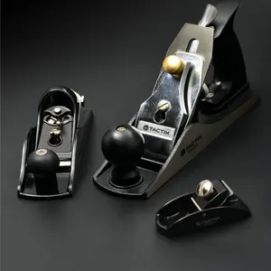 HQ DIY Деревообработка 45 # плоский Плоский плоскость из легированной стали с тонким регулируемым острым лезвием T10 и эргономичной ручкой