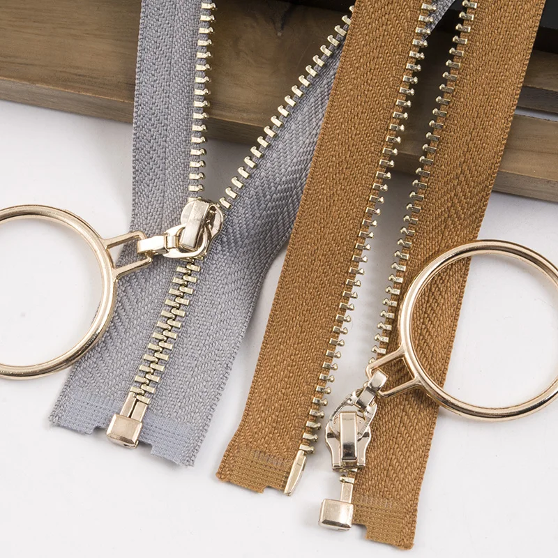 3# 40cm70cm Metal Gold Zipper for Handbag Dress Open end Zippers Sewing Garment Coat Accessory DIY Crafts Cloth Supplies | Дом и сад