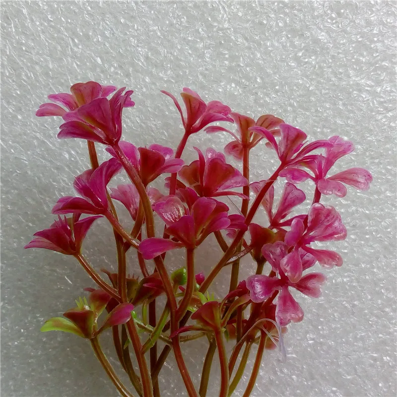 6 шт аквариумные растения Пластик аквариум искусственные украшения декор