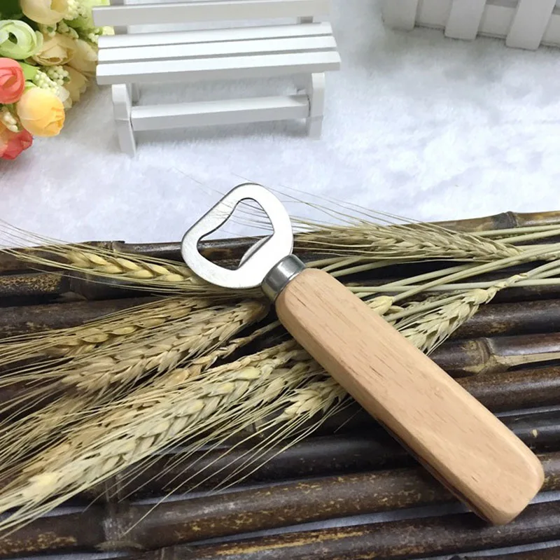 100 шт. деревянные открывалки для пивных бутылок с деревянной ручкой|bottle opener|beer bottle