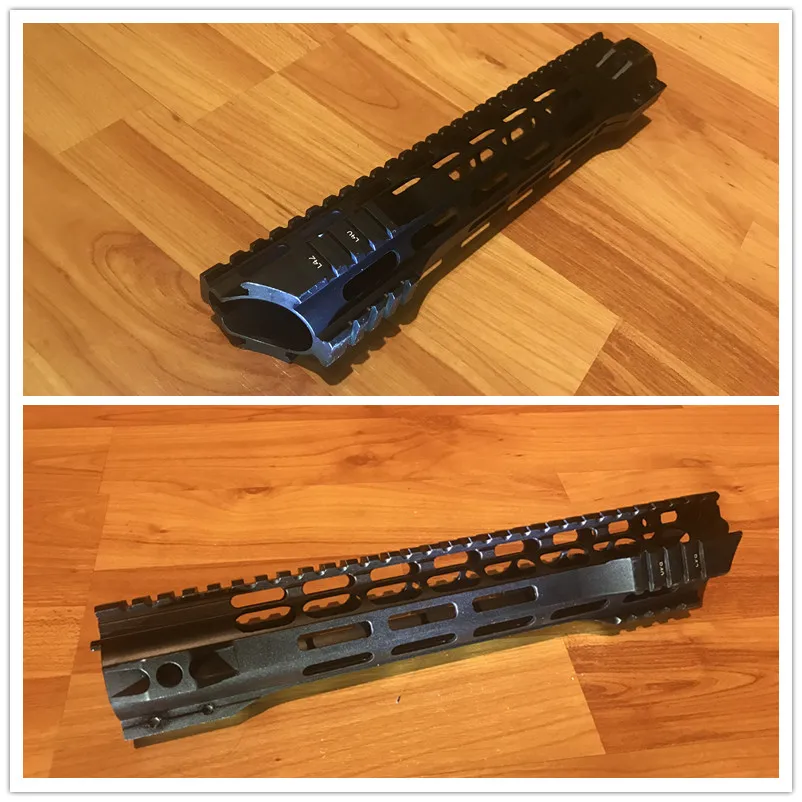 7, 10, 12, 15 дюймов AEG M4 M16 AR15 свободном M-Lock четырехъядерный поручень Dovetail с ствола Гайка для охоты