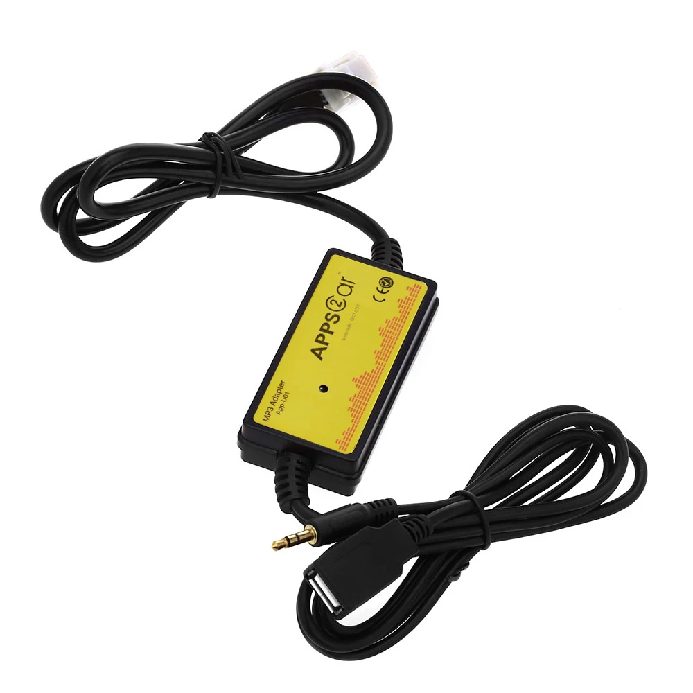APPS2CAR автомобильный аудио Интерфейс MP3 USB/SD Card Reader адаптер 12 P подключения цифровой