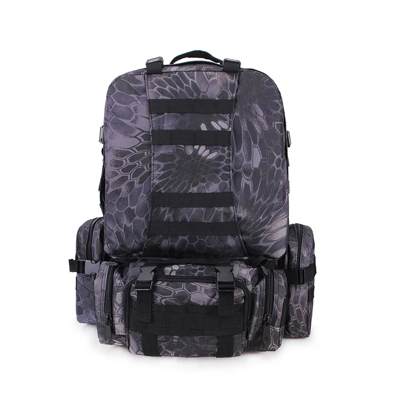Открытый военный Molle тактические рюкзаки 50L Весна Mochila рюкзак походный Кемпинг Водонепроницаемые сумки 600D камуфляж