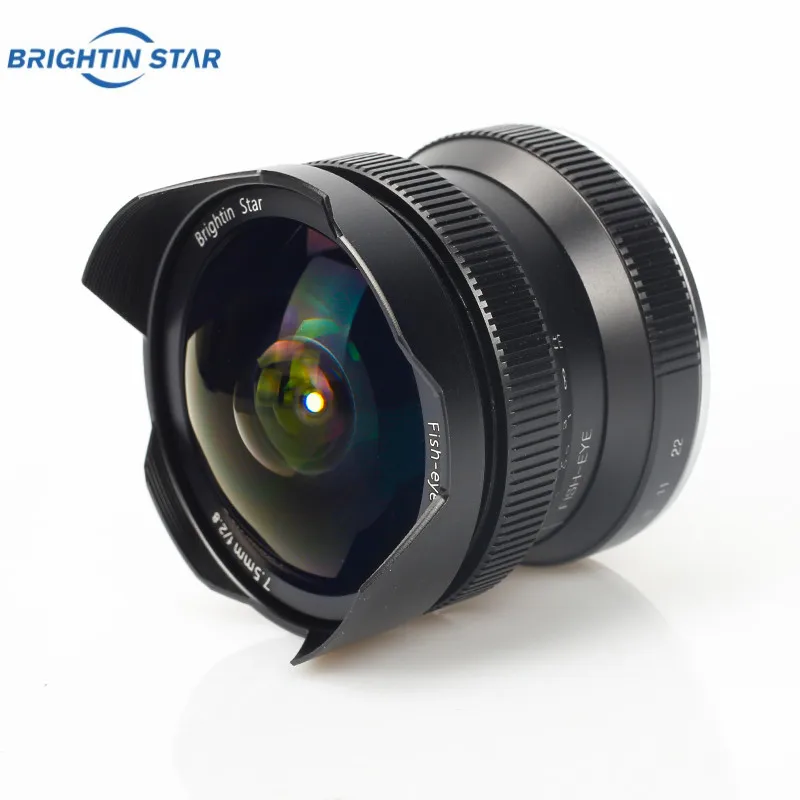 Brightin Star 7.5mmF2. 8 ii объектив рыбий глаз подходит для Canon Sony Olympus Panasonic Fuji бренд micro single