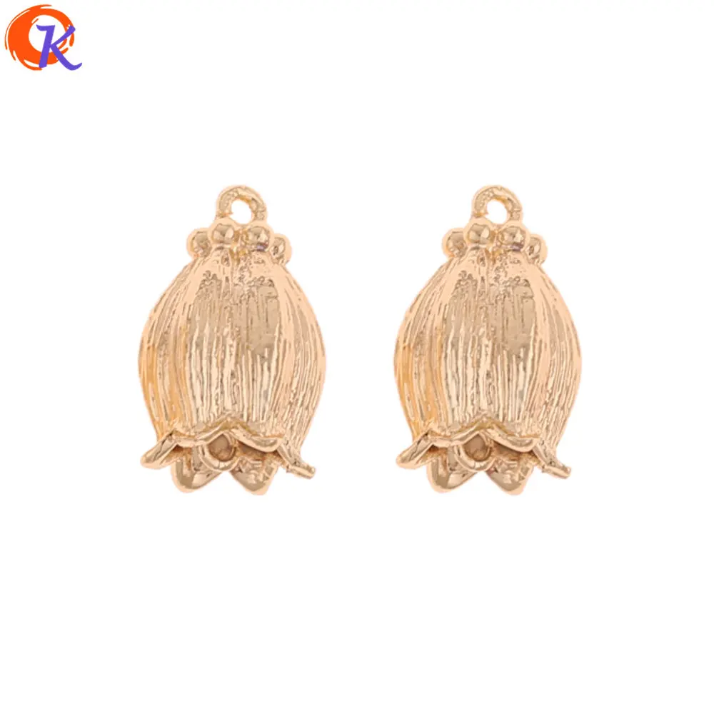 Cordial дизайн 40 шт 8*14 мм ювелирные аксессуары/серьги Разъемы/ПОДЛИННОЕ золотое покрытие/DIY Изготовление/ручная работа/наушники