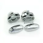 Набор из 4 новых овальных роликов для душевой кабины 25 мм