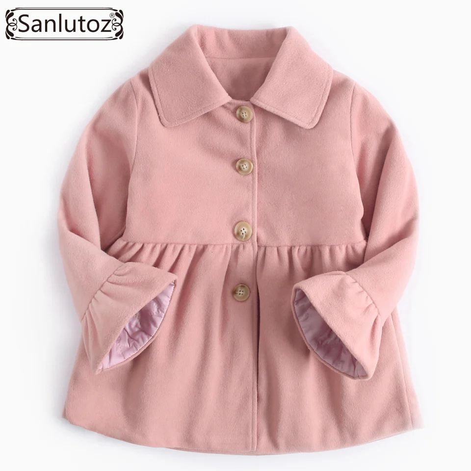 

Sanlutoz Girls Outerwear Coat Winter Princess Girls Clothing Toddler Kids Jacket Cotton-padded Jacket for Girl 2017 New Autumn