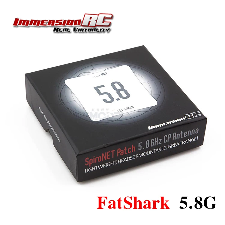 5 8 ГГц IMMRC IRC погружной Fatshark SpiroNET LHCP RHCP патч антенна (SMA) 13dBi усиление для FPV дрона
