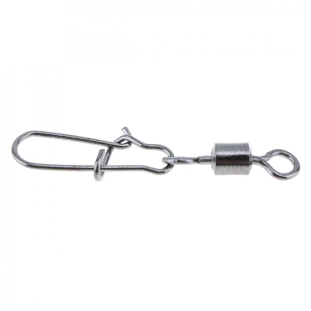 96pcs/lot 2# 3# 4# 6# 8# 10# Carbon Steel Fishing Connector Bearing Rolling Swivel 8 Ring with Enhanced Pin and Lure Box - купить по