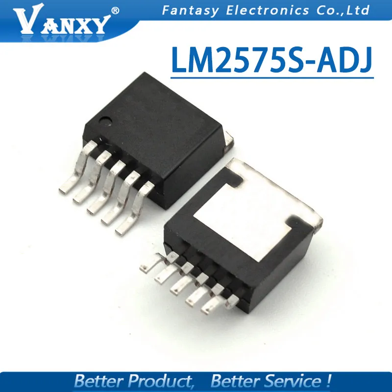 10 шт Φ TO-263 LM2575 LM2575S-ADJ LM2575S TO-263-5 | Электронные компоненты и принадлежности