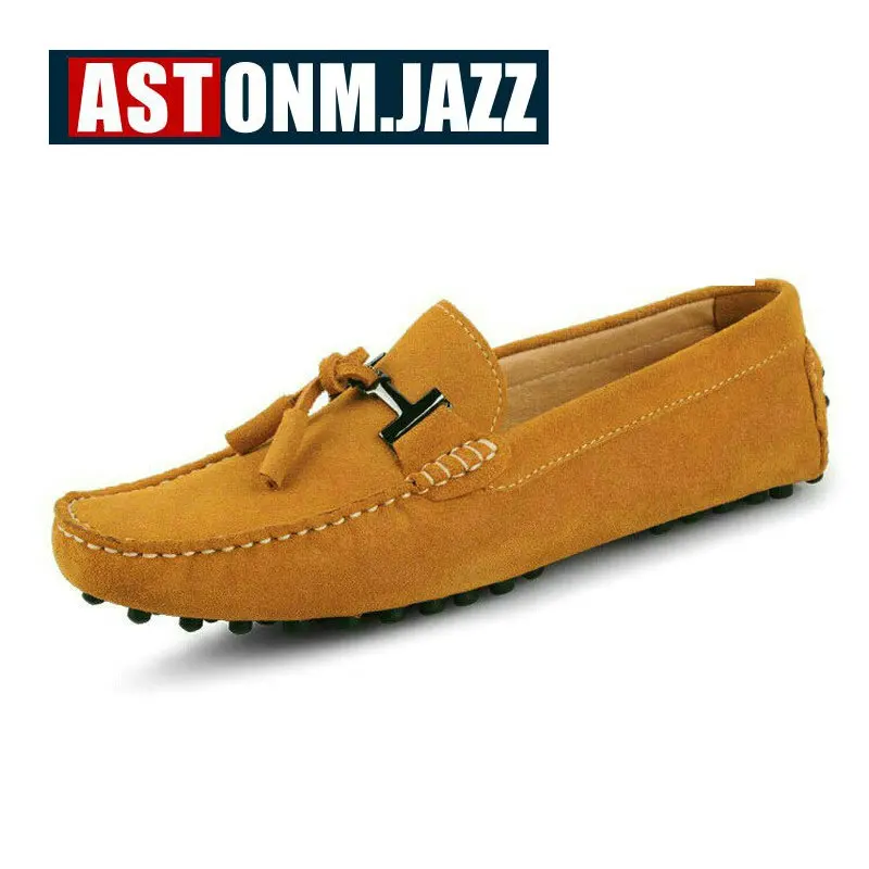 2017 мужские повседневные замшевые лоферы ручной работы дышащие кожаные