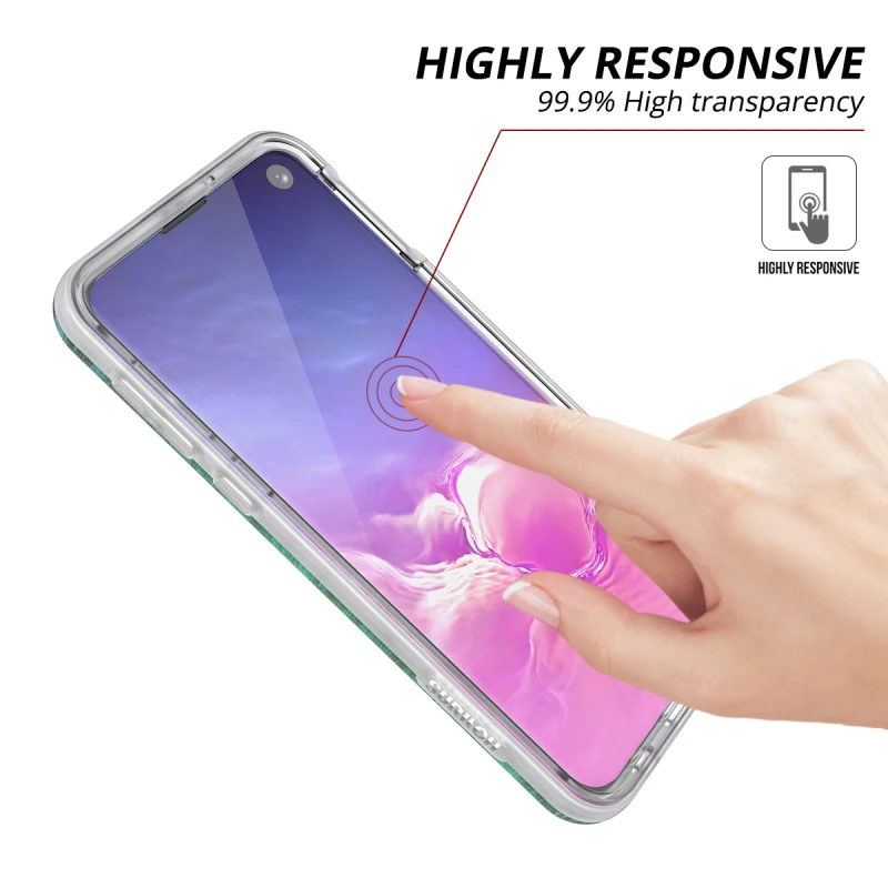 Мягкий мраморный чехол Yokata для Samsung Galaxy S10e противоударный бампер с защитной