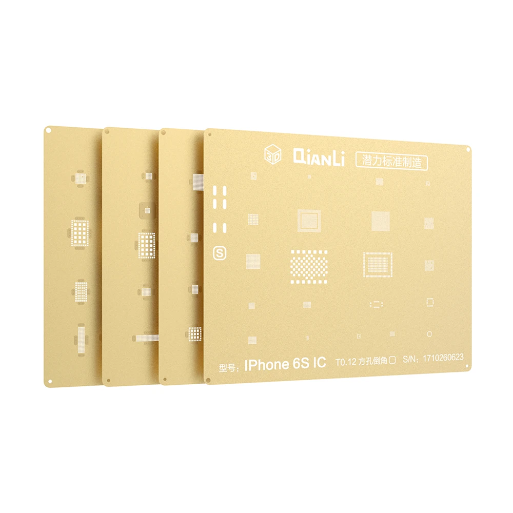 QianLi BGA трафарет 3D паз для телефона 6 7 8 X NAND CPU Power IC материнская плата|Детали