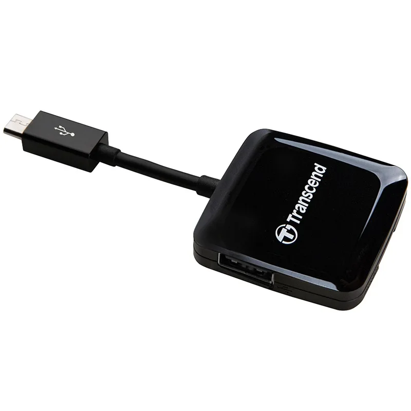 Transcend картридер OTG высокого качества SD/адаптер карты Micro SD с дополнительным