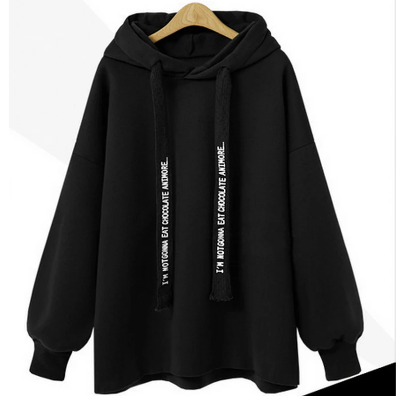 Женская толстовка в стиле Харадзюку PLAMTEE Повседневная Толстовка с капюшоном и