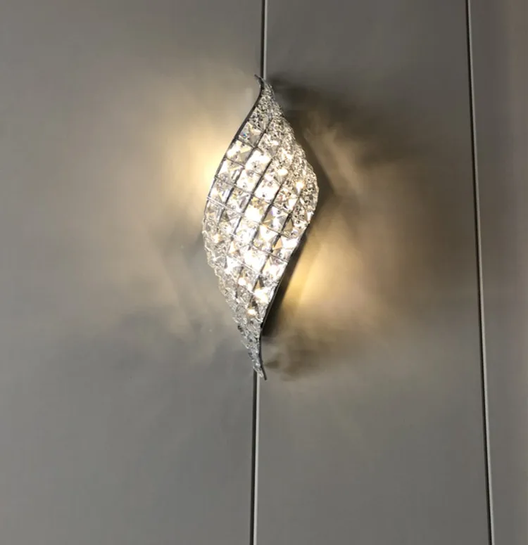 Свадебные Led алмаз Хрустальное настенное бра светодиодное освещение для лестниц